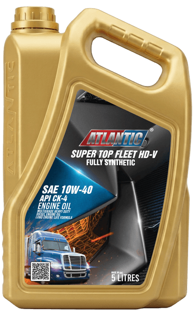 ATLANTIC SUPER TOP FLEET HD-V HDDEO SAE 10W-40 API CK-4