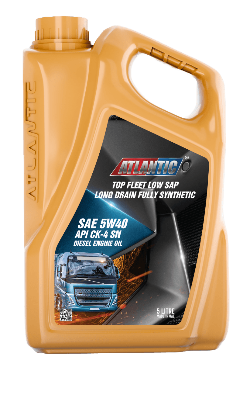 ATLANTIC TOP FLEET SAE 5W-40 CK-4 LOW SAP LONG DRAIN ENGINE OIL