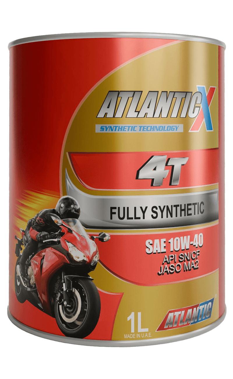 Atlantic 4T Motor Oil SAE 10W-40 API SN/CF JASO MA2